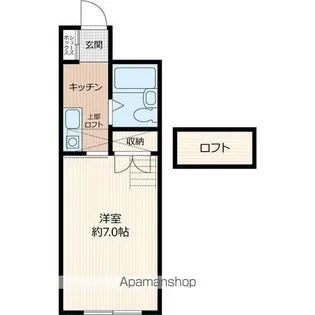 メーゾン大崎【1階】の間取り