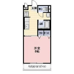 SUNNY COURT MIMOSA A棟【2階】の間取り