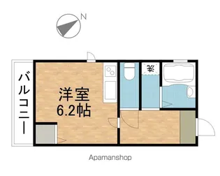 ソレイユE・Ⅱ【2階】の間取り