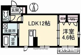 アミーチ【1階】の間取り
