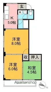 プラムガーデン【2階】の間取り