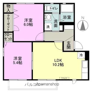 ラムズヒル【1階】の間取り
