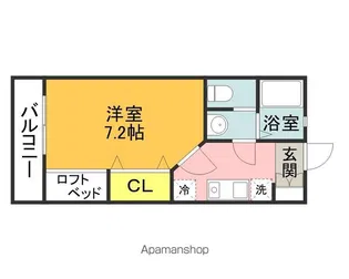 プリマヴェーラ【110号室】の間取り