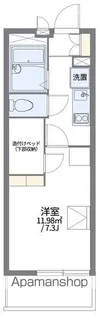 レオパレスノザンファンⅠ【106号室】の間取り