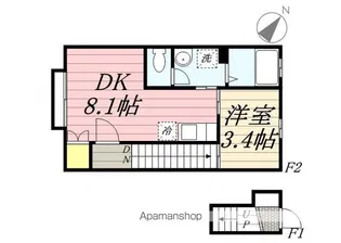 バインズ【A-1号室】の間取り