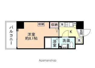 カレッジコート富山大学正門前【508号室】の間取り