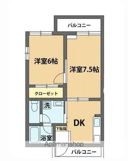 マ・メゾン【201号室】の間取り