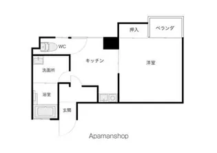 シャトル三社【202号室】の間取り