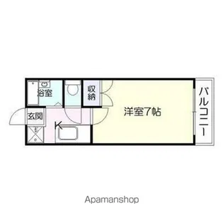 サンライフ永野【1階】の間取り