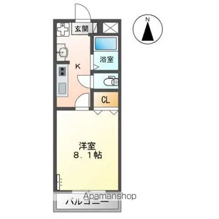 シティルミナス【1階】の間取り