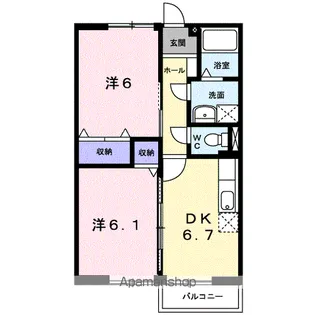CONGRATULATION寿【2階】の間取り