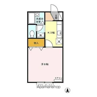 セジュール勝平【103号室】の間取り