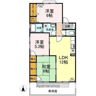 エスポワール34 B棟【1階】の間取り