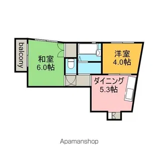 T&Sハイツ【2階】の間取り