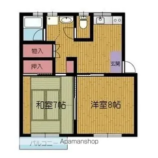 ハイツサイトウ【1階】の間取り