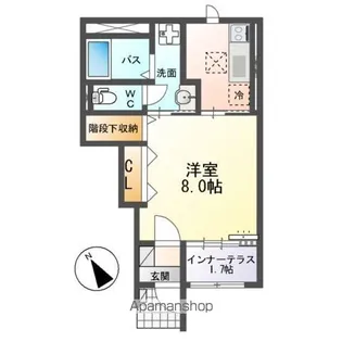 アーバンスカイM【1階】の間取り