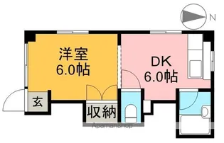 ふじハイツ【3階】の間取り