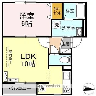 ロイウッド陽翔【2階】の間取り