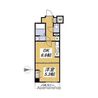 ジェノヴィア練馬春日町スカイガーデン【1階】の間取り