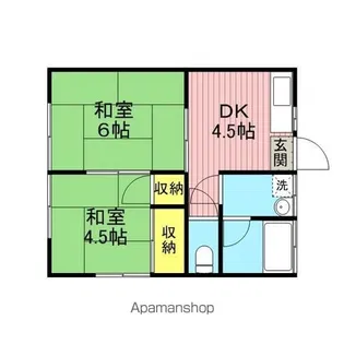 高崎荘【201号室】の間取り