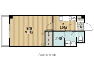 パークレジデンス諏訪【1階】の間取り