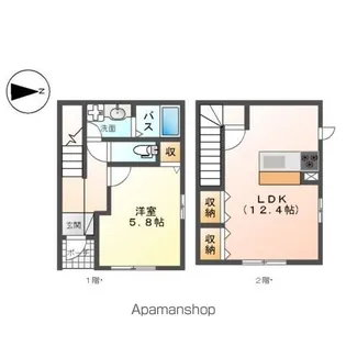 コンフォール【1階】の間取り