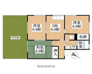 アベニール王塚【1階】の間取り