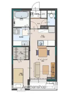 パークヒルズ【203号室号室】の間取り