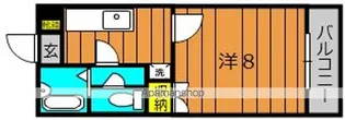 アルページュ騎射場【502号室】の間取り