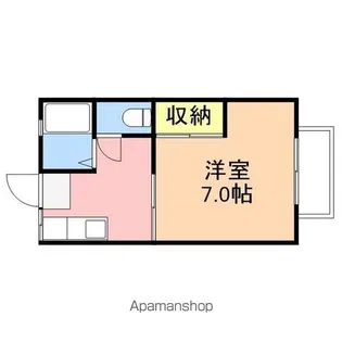メゾン・ド・ユウ【1階】の間取り
