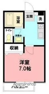 イゾラ・サリーチェ【203号室号室】の間取り