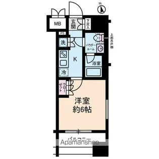 RISINGPLACE川崎【15階】の間取り