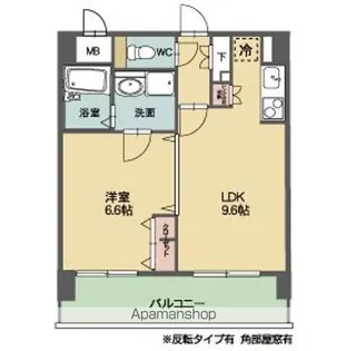 アコール県庁前【2階】の間取り