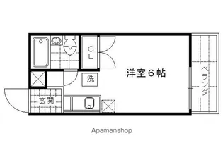 コーポラス光明【207号室】の間取り