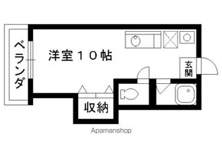 紫野ハイツ【401号室】の間取り