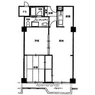 平岸パークマンション【405号室】の間取り