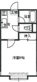 岩手県滝沢市巣子【アパート】の間取り