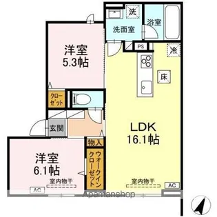 TORISIA本宮 C棟【1階】の間取り