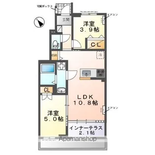 ZEUS野田Ⅰ【1階】の間取り