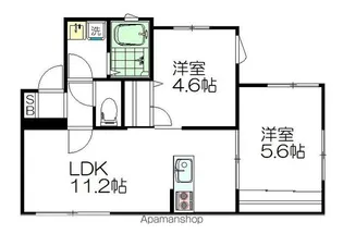 (仮称)阿佐谷北5丁目B棟【102号室】の間取り