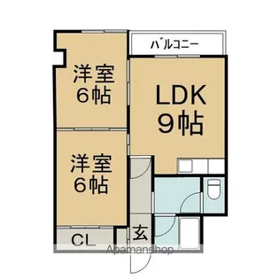 ニューサンハイツ【1階】の間取り