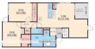 LULU西尾久【2階】の間取り