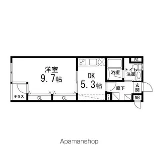 ゾンネモント子平町【113号室】の間取り
