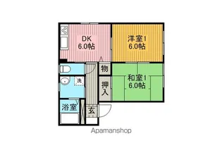 グランシードTM【102号室】の間取り