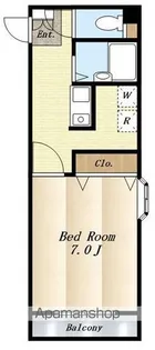 東京都三鷹市上連雀1丁目【マンション】の間取り