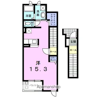 ハニーグレイス【2階】の間取り