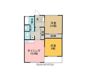 レザルプ【3階】の間取り