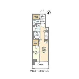 リビオメゾン横濱大通り公園【10階】の間取り