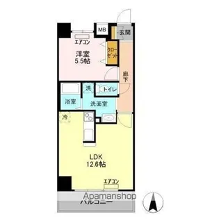 RIO GRANDE(リオ グランデ)【3階】の間取り