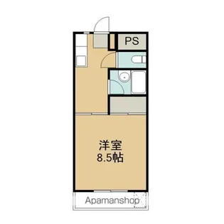 大在コーポ【213号室】の間取り